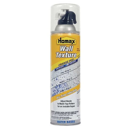 Spray Paint, Sprays on Blue, Dries White, Orange Peel, Water, 16 oz