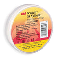 Vinyl Electrical Tape, 35, Scotch, 3/4 in W x 66 ft L, 7 mil thick, Yellow