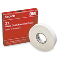 Electrical Tape, White, 22 yd L, 1/2 in W