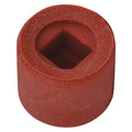 1 in Dia. Soft Hammer Tip, Plastic, Red, Press Fit