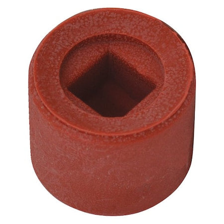 1 3/8 in Dia. Soft Face Hammer Tip, Plastic, Red, Press Fit