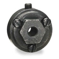 Interchangeable Hex Hub, 1/2 in Bore Dia, Alloy Steel, 2 Set Screws