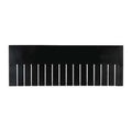 Black, Plastic Divider, 6 PK