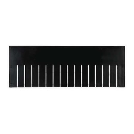Black, Plastic Divider, 6 PK