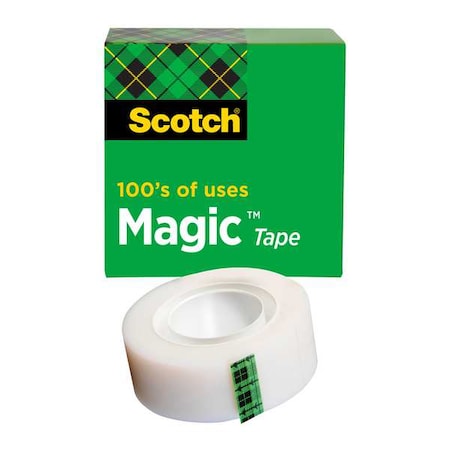 Office Tape,Transparent,3/4 In x 36 yd.