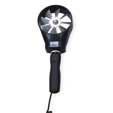 Air Velocity Probe,4 In Vane With Temp
