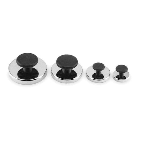Round Magnet with Handle, 16 lb. Pull