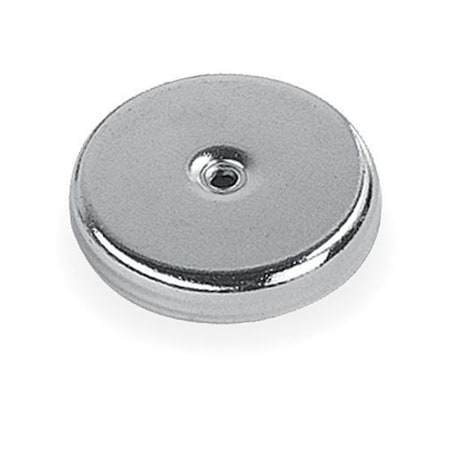 Round Base Magnet, L, 1.21 In W