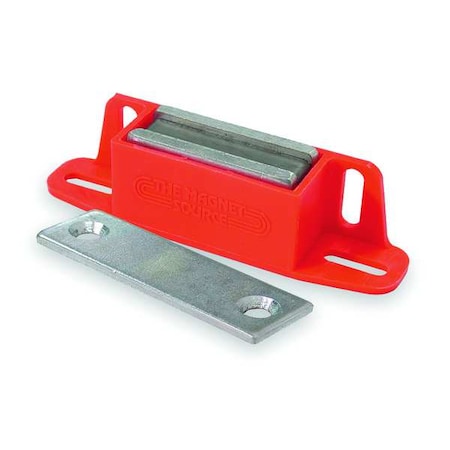 Latch Magnet w/Latch Plate, 50 Lb