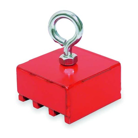 Retrieving Magnet, Ceramic, 2In, 100Lb