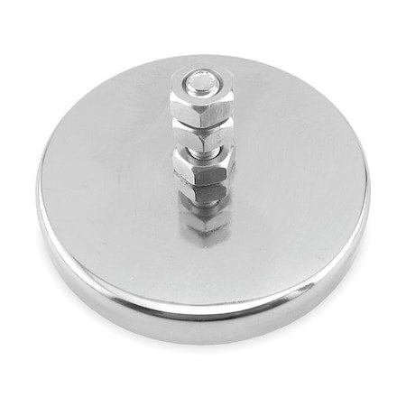 Round Base Post Magnet, 65 lb.