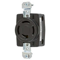 Locking Receptacle, Non-NEMA, 20 A, 250V AC, Three Phase, 3 Pole, Flush Mount, Screw Terminals