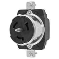 Locking Receptacle, Non-NEMA, 50 A, 480V AC, Three Phase, 3 Pole, Flush Mount, Screw Terminals