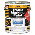 Traffic Zone Marking Paint, 1 gal., Yellow, Chlorinated Solvent -Based