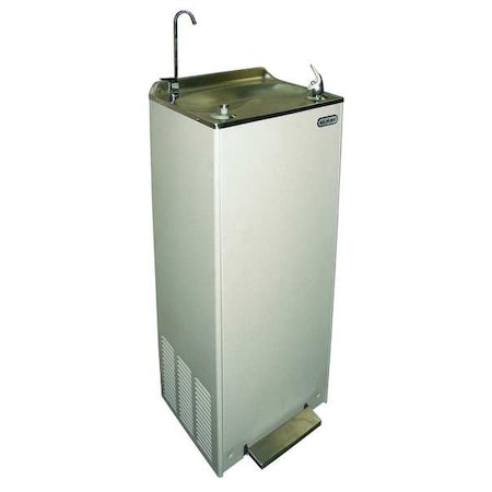 Floor Mount/Freestanding Drinking Fountain, 1 Level, 14 1/2 in D, 41 1/2 in H, 18 in W