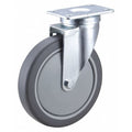 Swivel Plt Cstr, Polyurethane, 6 in, 300 lb