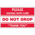 Shipping Labels, Red/White, 3 In. H, PK500
