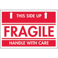 2" x 3" Adhesive Back Shipping Labels, Fragile This Side Up, Pk500