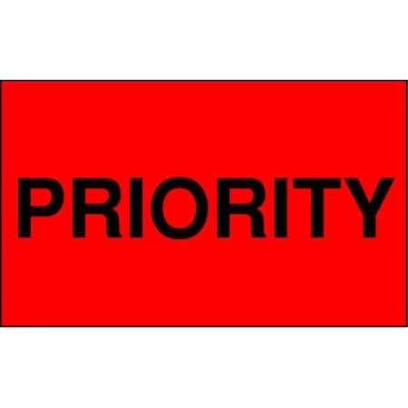 3" x 5" Adhesive Back Shipping Labels, Priority, Pk500