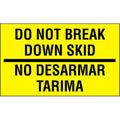 Shipping Labels, Black/Yellow, PK500