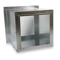 Wall Housing, 16In Bl, Galv Steel, 20 1/4In