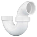PVC, White Finish, P-Trap with Union