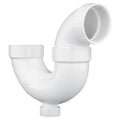 PVC, White Finish, P-Trap with Solvent Weld Joint and Cleanout