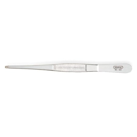 Tweezers, SS, Straight, 6"L