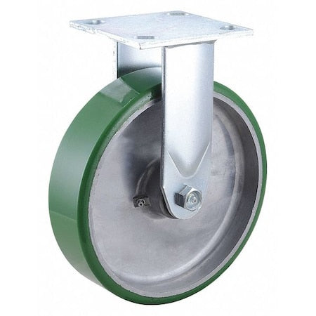 Rgd NSF-Listed Plate Cstr, Polyurethane, 8 in, 1250 lb