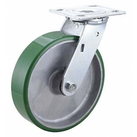 Swivel NSF-Listed Plate Caster, 1250 lb, NSF-Listed Plate Type B
