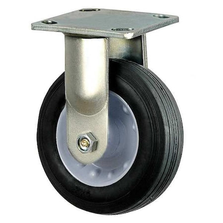 Rigid Semi-Pneumatic Caster, 6 in., 200 lb