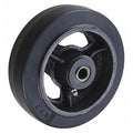 Caster Wheel, Rubber, 6 in., 500 lb.