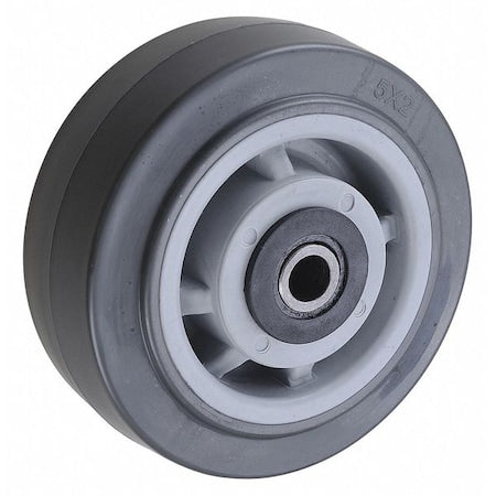 Caster Wheel, 5 in., 750 lb., Gray Core