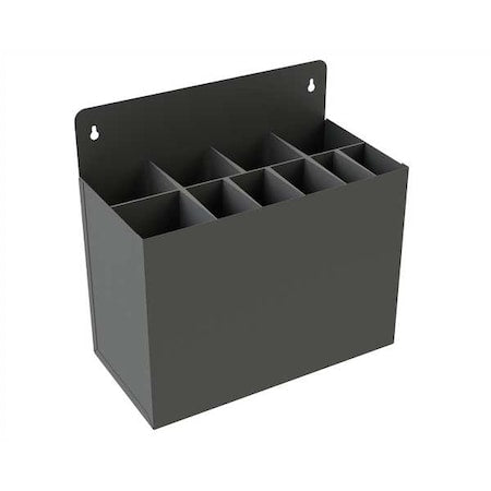Keystock Rack, D 6 1/4, W 12 1/4, H 12, Gray