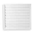 Spring Backdraft Damper, Vert/Horz Ceiling Mount, 24 in Dia Fan, 26 in H x 26 in W x 5 in D, 2000fpm