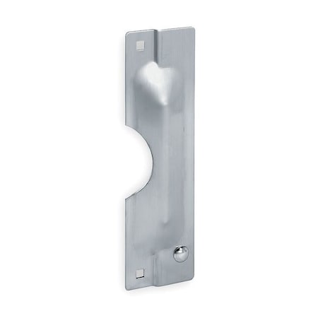 Door Latch Guard, Stainless Steel, 11"L x 3-3/32"W