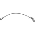 2 Loops and Tab Lanyard, 12 in, 3/64 in Pin Dia., Stainless Steel, Nylon Coated, 5 PK