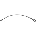 Terminal and Loop Lanyard, 6 in, 3/64 in Pin Dia., Galvanized Steel, Nylon Coated, 10 PK