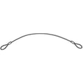2 Loops Lanyard, 12 in, 3/64 in Pin Dia., Stainless Steel, Nylon Coated, 5 PK