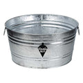 Utility Tub, 9 gal., Silver