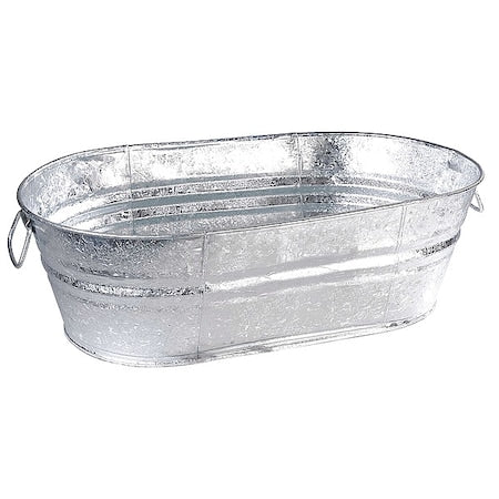 Utility Tub, 10-1/2 gal., Silver