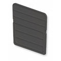 Plastic Divider, Black, 10 7/8 in L, 10 7/8 in H, 2 PK