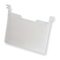 Plastic Label Holder, Clear, 5 3/4 in L, 6 PK