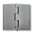 Door and Butt Hinge, Stainless Steel, Full Surface Mounting, 3 in Leaf W x 3 1/2 in Leaf H