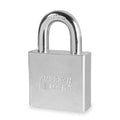 Padlock, Keyed Different, Standard Shackle, Rectangle Steel Body, Boron Shackle, 3/4 in W