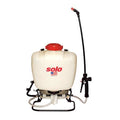 4 gal Backpack Sprayer, Poly, 48 in L Hose, 90 PSI, Cone/ Fan/ Jet Nozzle Spray Pattern, Manual