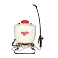 4 gal Backpack Sprayer, Poly, 48 in L Hose, 60 PSI, Cone/ Fan/ Jet Nozzle Spray Pattern, Manual