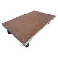 GnrlPrpsDlly, 5in, 24in, Brn, Wood, 1, 000lb