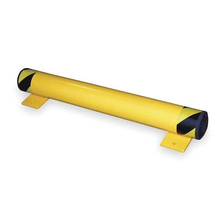Floor Stop Bollard, Yellow, 24x5