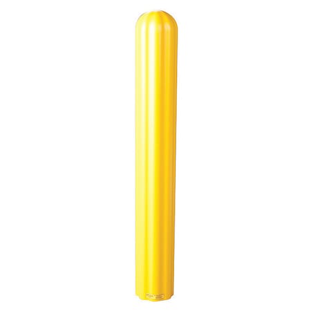 Post Sleeve, 4 In Dia., 56 In H, Yellow
